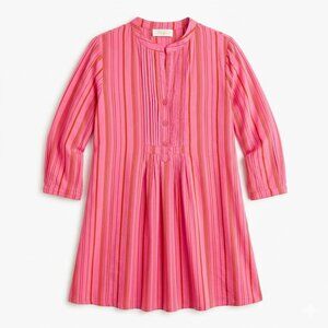 Natalie Martin Pink Orange Striped Tunic Dress Size XS Fiore Boho Rayon Mini